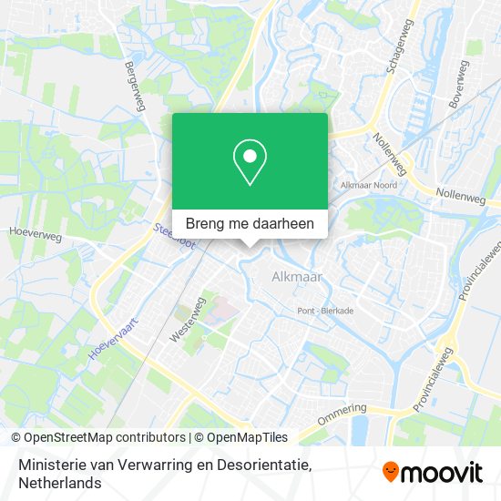 Ministerie van Verwarring en Desorientatie kaart