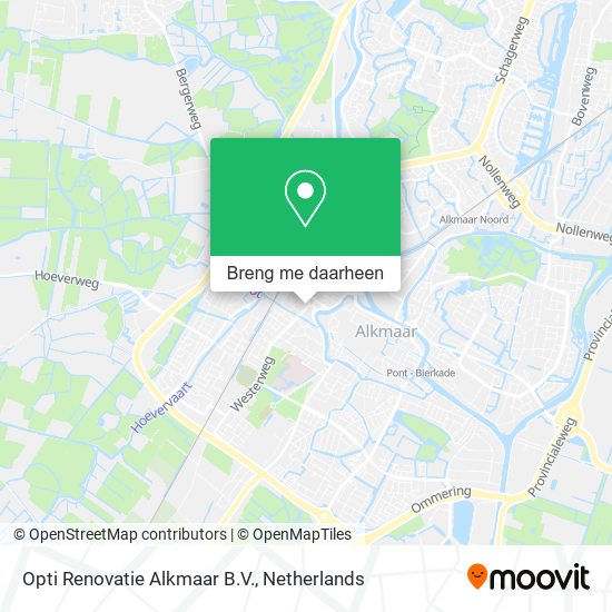 Opti Renovatie Alkmaar B.V. kaart