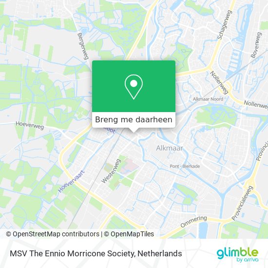 MSV The Ennio Morricone Society kaart