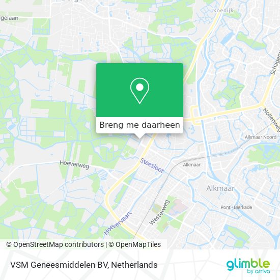 VSM Geneesmiddelen BV kaart