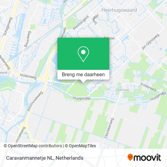 Caravanmannetje NL kaart