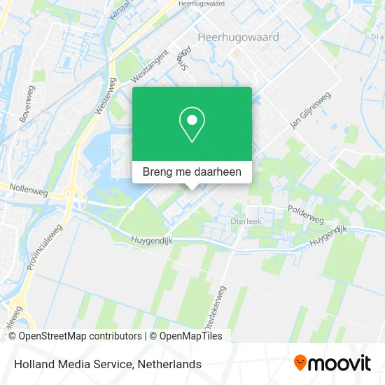 Holland Media Service kaart