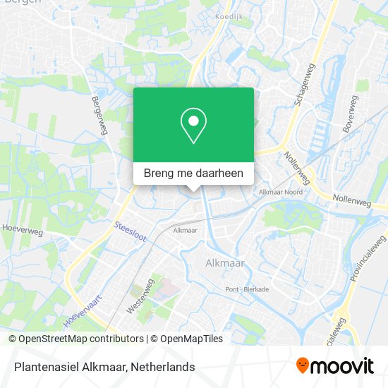 Plantenasiel Alkmaar kaart