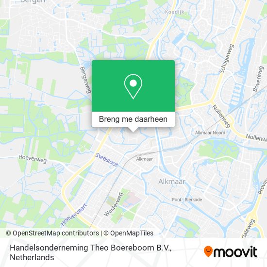 Handelsonderneming Theo Boereboom B.V. kaart