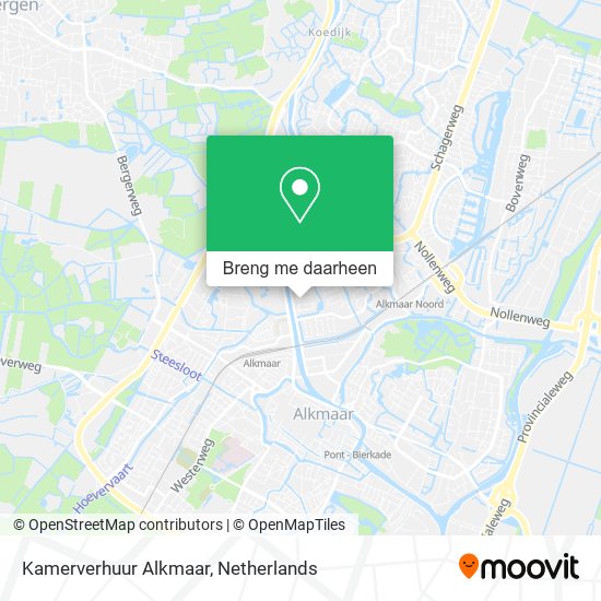 Kamerverhuur Alkmaar kaart