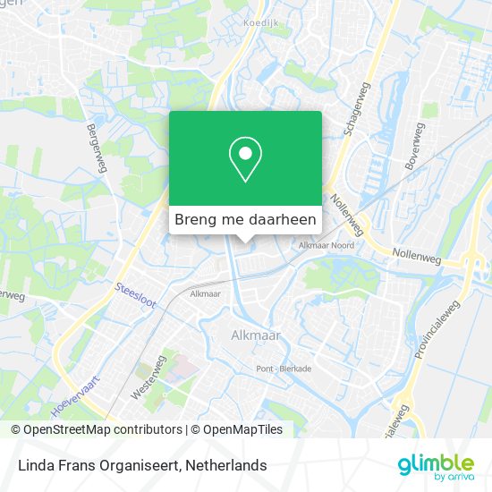 Linda Frans Organiseert kaart