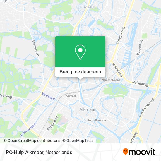 PC-Hulp Alkmaar kaart