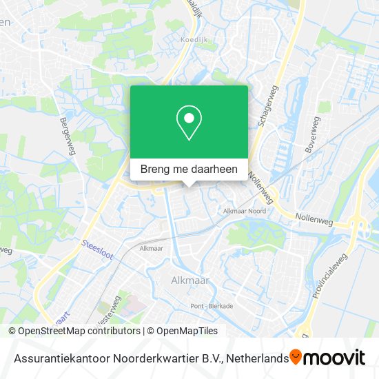 Assurantiekantoor Noorderkwartier B.V. kaart