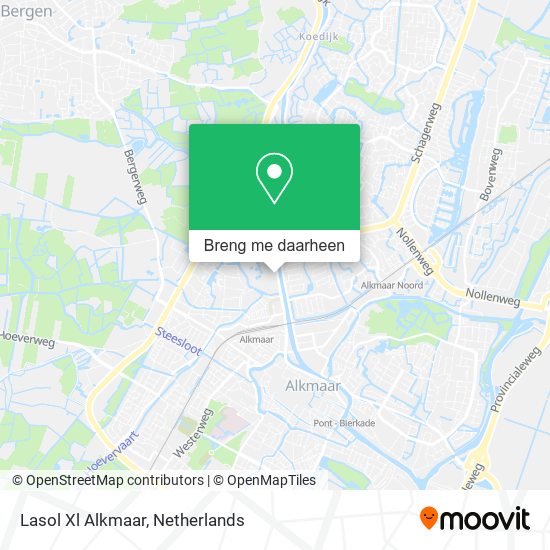 Lasol Xl Alkmaar kaart