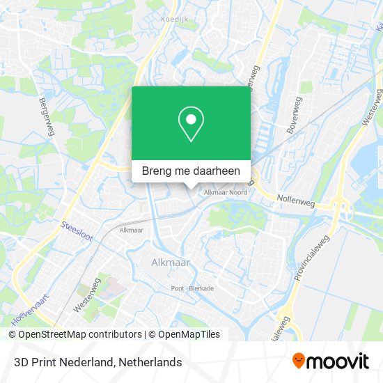 3D Print Nederland kaart