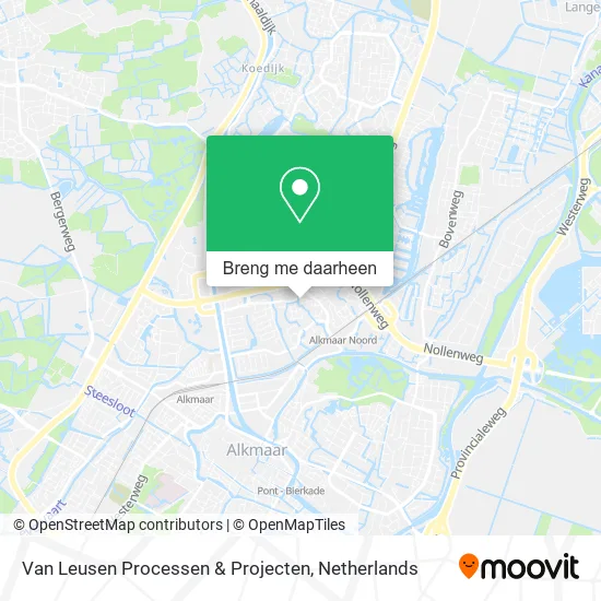 Van Leusen Processen & Projecten kaart