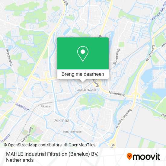 MAHLE Industrial Filtration (Benelux) BV kaart