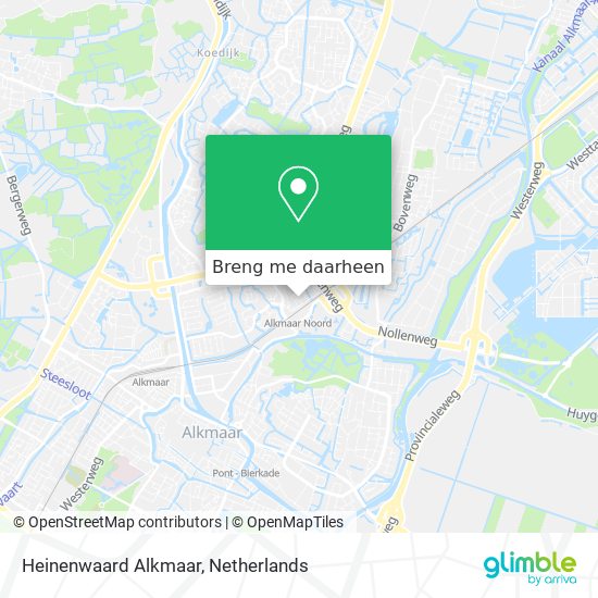 Heinenwaard Alkmaar kaart