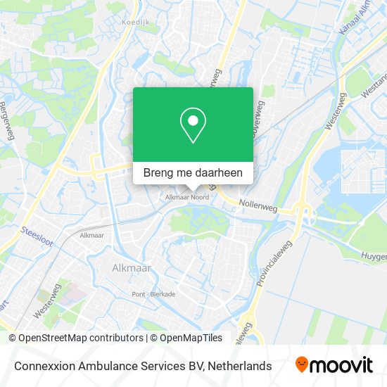 Connexxion Ambulance Services BV kaart