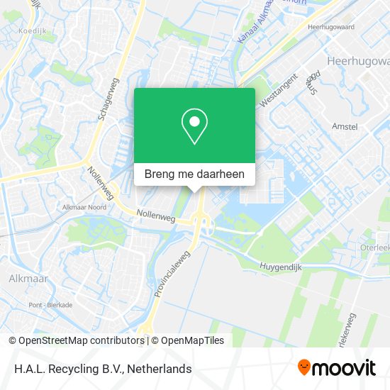 H.A.L. Recycling B.V. kaart