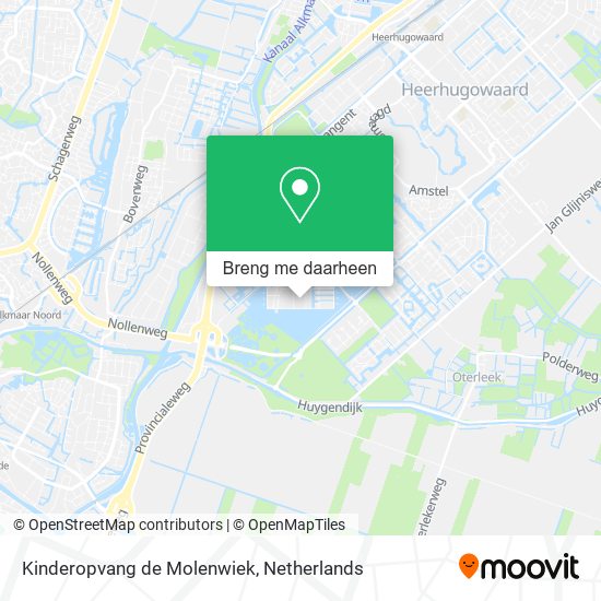 Kinderopvang de Molenwiek kaart