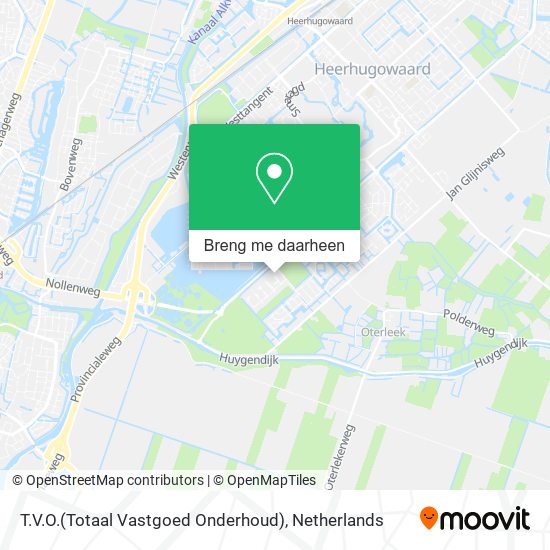 T.V.O.(Totaal Vastgoed Onderhoud) kaart