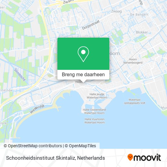 Schoonheidsinstituut Skintaliz kaart