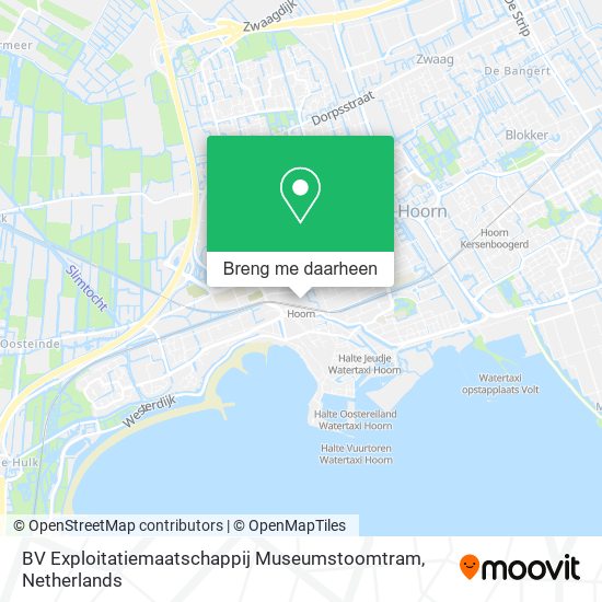 BV Exploitatiemaatschappij Museumstoomtram kaart