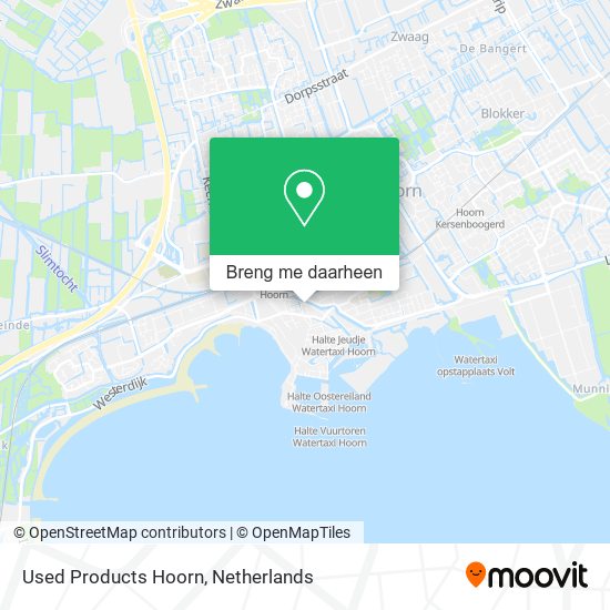 Used Products Hoorn kaart