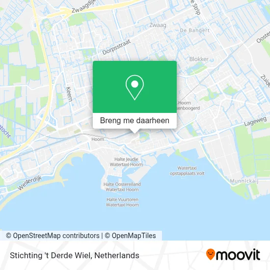 Stichting 't Derde Wiel kaart