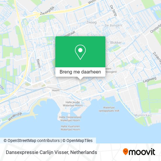 Dansexpressie Carlijn Visser kaart