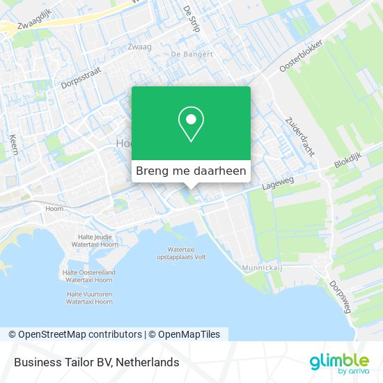 Business Tailor BV kaart