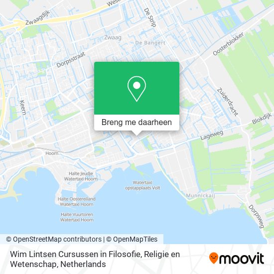 Wim Lintsen Cursussen in Filosofie, Religie en Wetenschap kaart