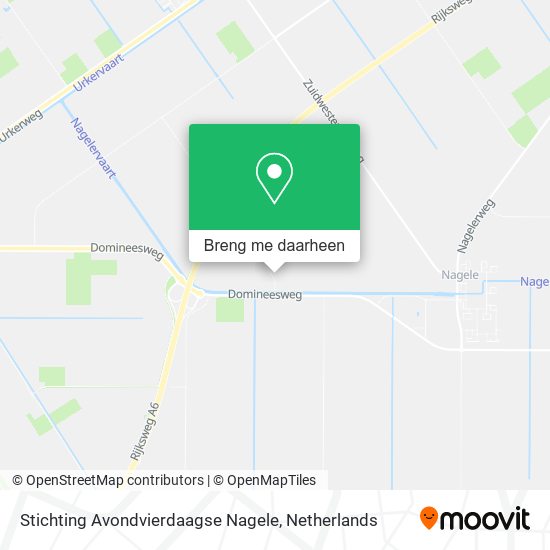 Stichting Avondvierdaagse Nagele kaart