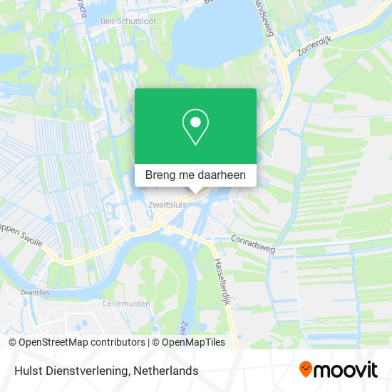 Hulst Dienstverlening kaart