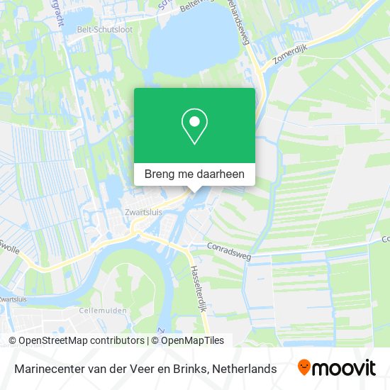 Marinecenter van der Veer en Brinks kaart