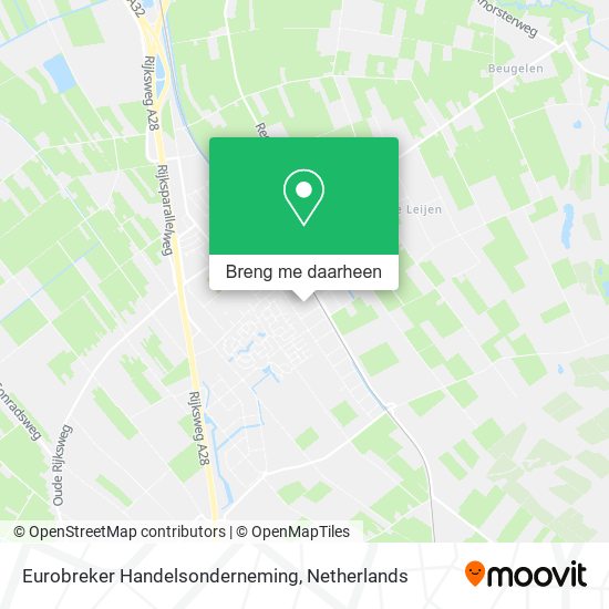 Eurobreker Handelsonderneming kaart