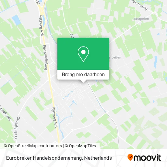 Eurobreker Handelsonderneming kaart