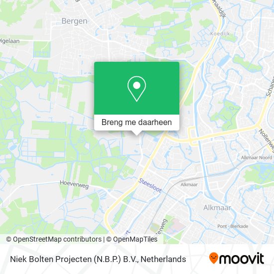 Niek Bolten Projecten (N.B.P.) B.V. kaart