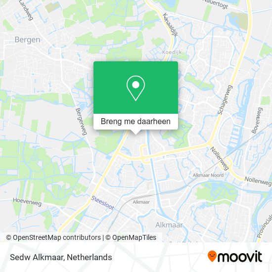 Sedw Alkmaar kaart