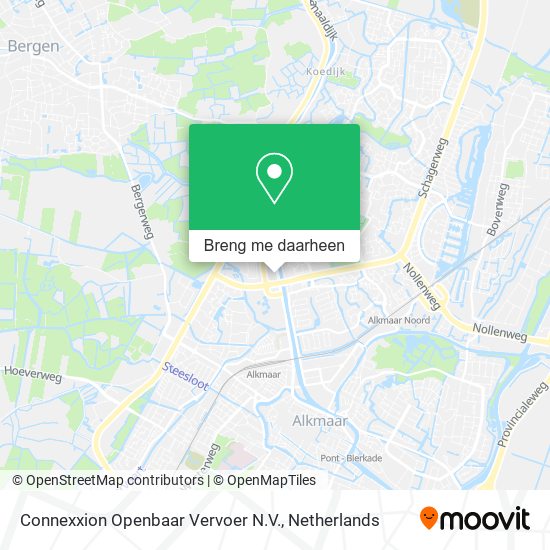 Connexxion Openbaar Vervoer N.V. kaart