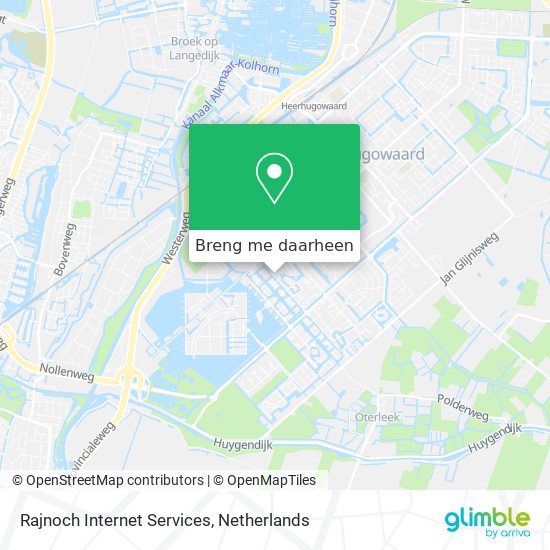 Rajnoch Internet Services kaart