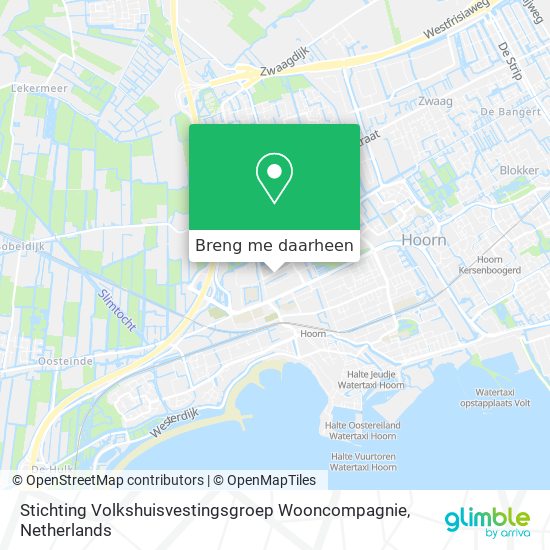 Stichting Volkshuisvestingsgroep Wooncompagnie kaart