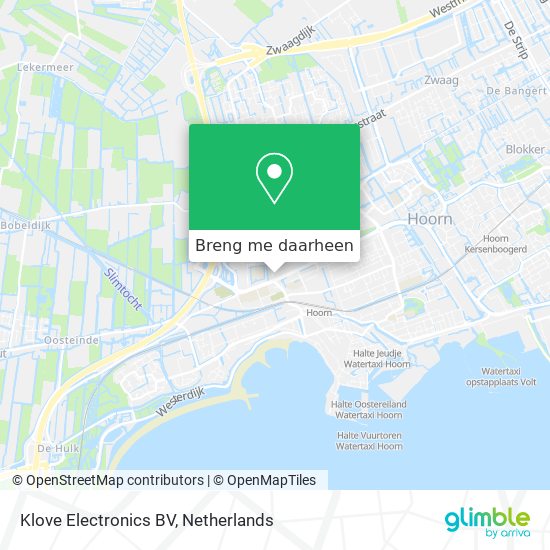 Klove Electronics BV kaart