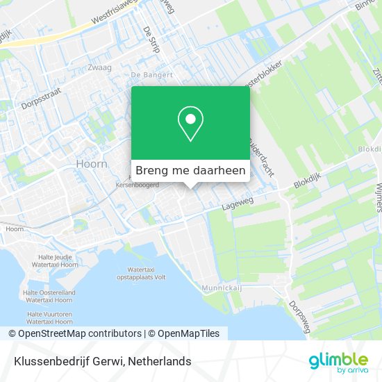 Klussenbedrijf Gerwi kaart