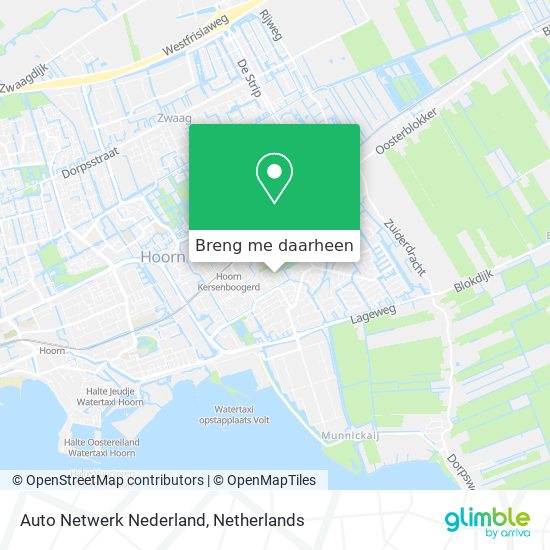 Auto Netwerk Nederland kaart