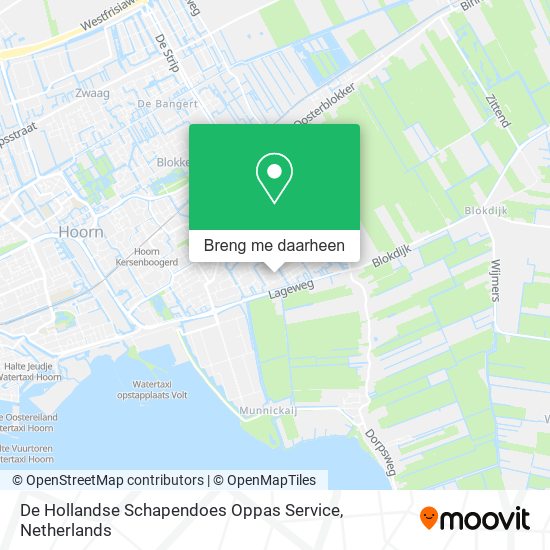 De Hollandse Schapendoes Oppas Service kaart