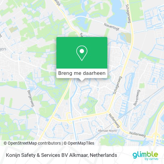 Konijn Safety & Services BV Alkmaar kaart