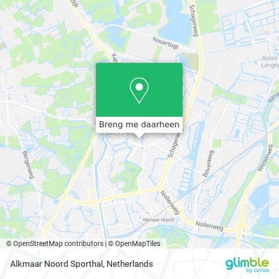 Alkmaar Noord Sporthal kaart