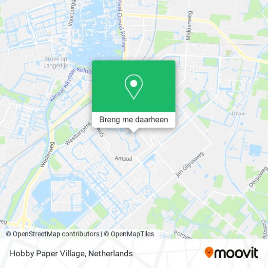 Hobby Paper Village kaart