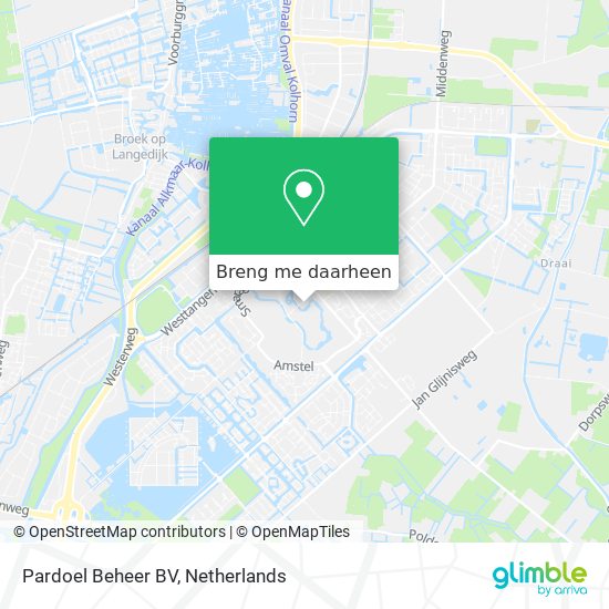 Pardoel Beheer BV kaart