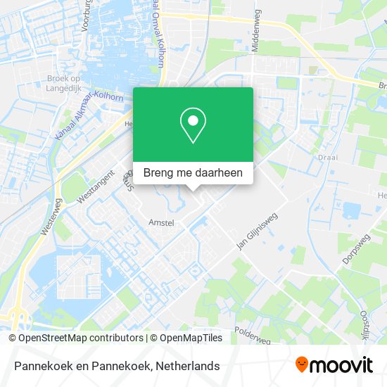 Pannekoek en Pannekoek kaart