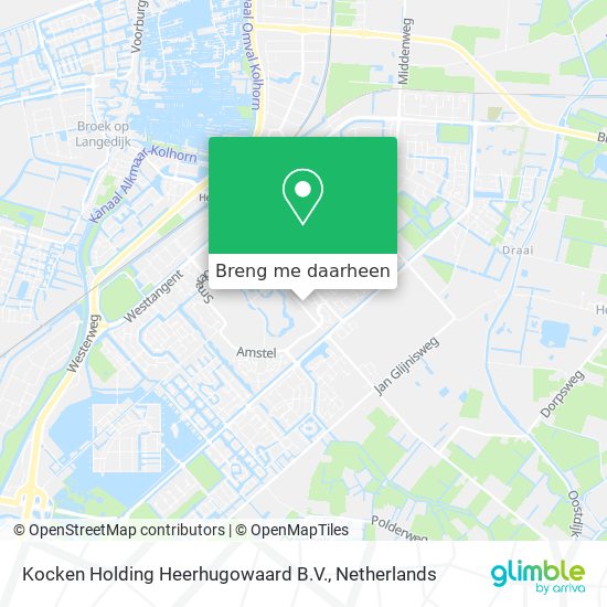 Kocken Holding Heerhugowaard B.V. kaart