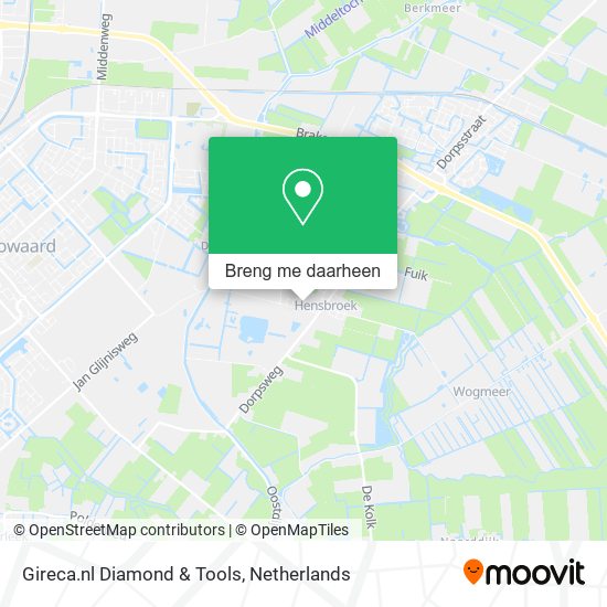 Gireca.nl Diamond & Tools kaart