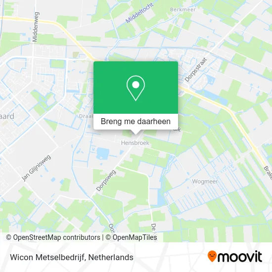 Wicon Metselbedrijf kaart